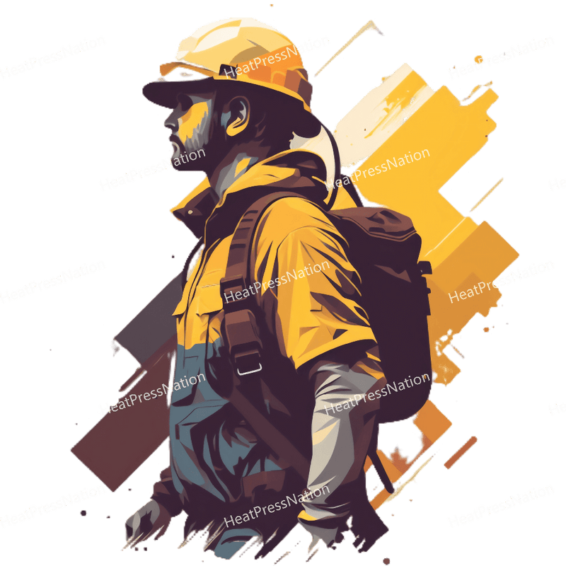 Splatter Construction Yellow Design