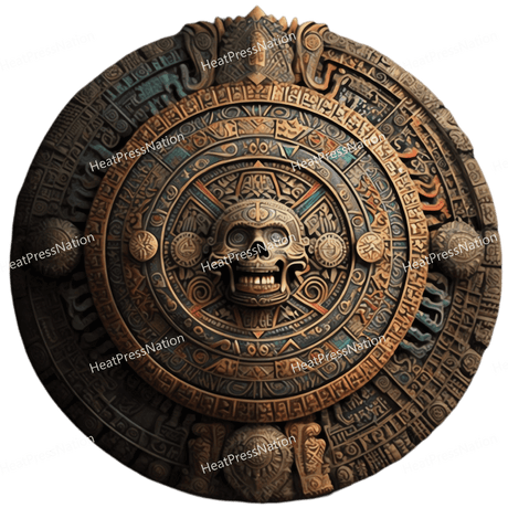 Aztec Calendar Design - HeatPressNation