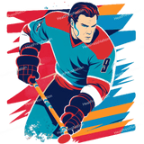 Splatter Hockey Design - HeatPressNation