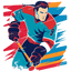 Splatter Hockey Design