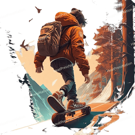 Splatter Hiking Design - HeatPressNation