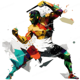 Splatter Fighting Design - HeatPressNation
