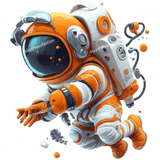 Flying Astronaut Design - HeatPressNation