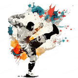 Splatter Kicking Design - HeatPressNation