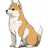 Shiba Sitting Design - HeatPressNation