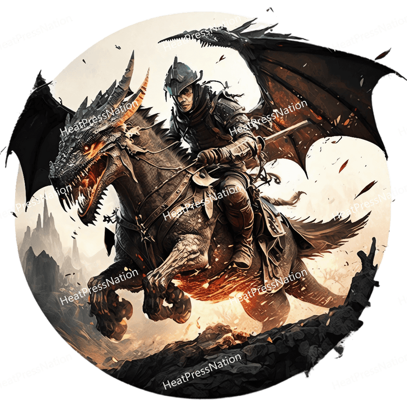 Dragon Riding Warrior Design