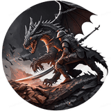 Dragon Fighting Design - HeatPressNation