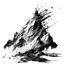 Monochrome Mountain Design