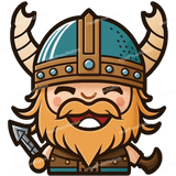 Happy Viking Warrior Design - HeatPressNation