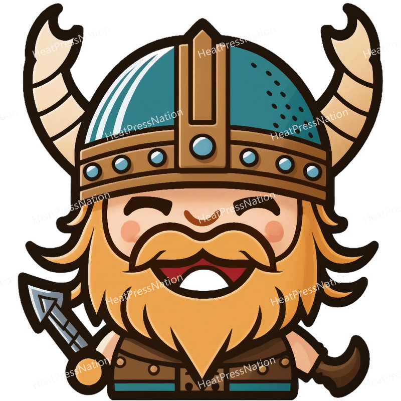 Happy Viking Warrior Design