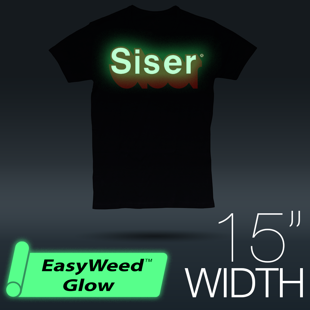 Siser EASYWEED GLOW IN THE DARK Heat Transfer Vinyl - 15 Width