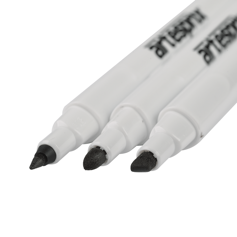 Artesprix Black Sublimation Permanent Thermal Heat Transfer Markers (6 ct) - HeatPressNation
