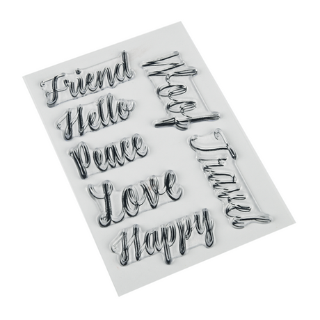 Artesprix Sublimation Stamps - Hand Lettered Basics - 4" x 6"