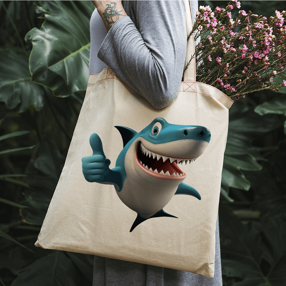 Shark Thumbs Up Design - HeatPressNation