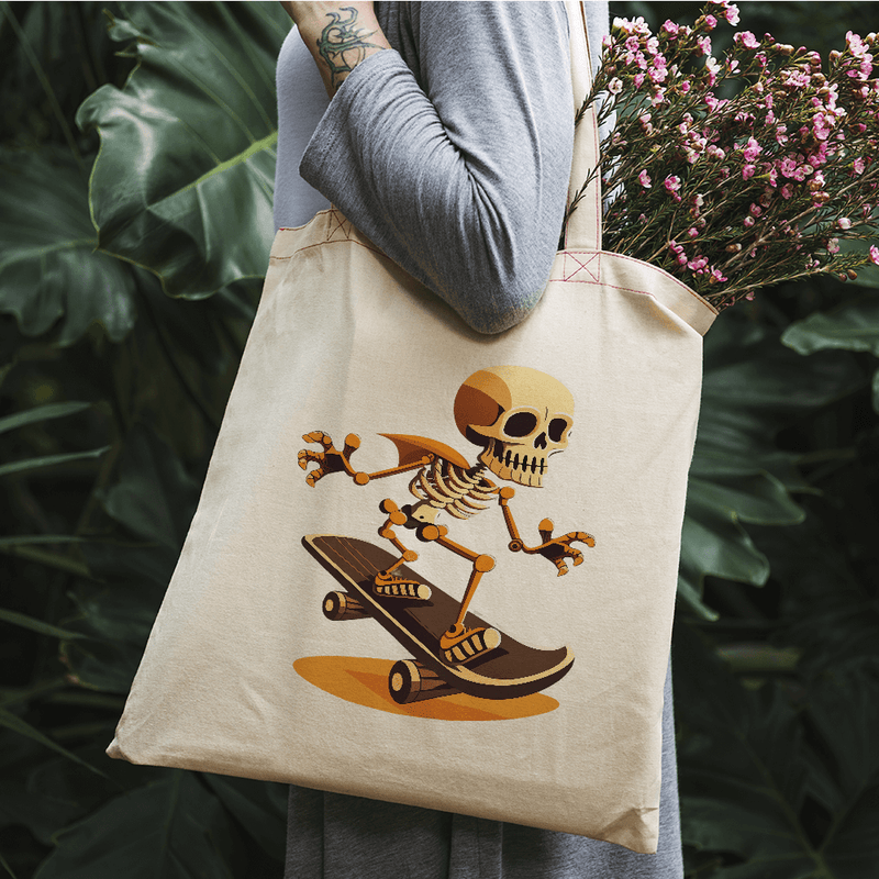 Skateboarding Skeleton Design