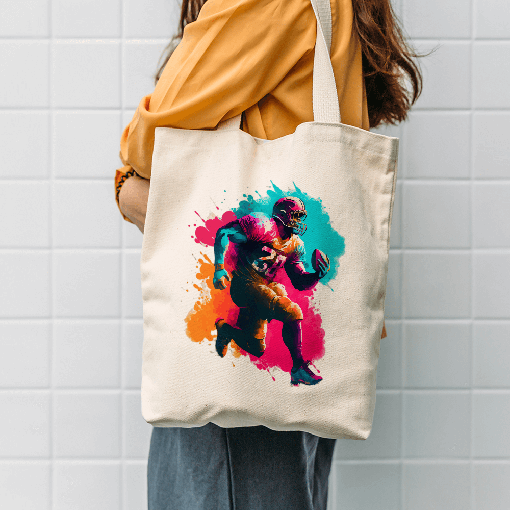 Splatter Football Player Design - HeatPressNation