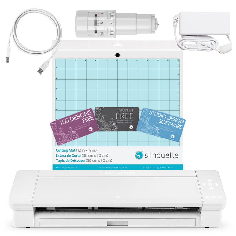 Silhouette Cameo 4 Plus Max. cutting width: 370 mm Colour: white
