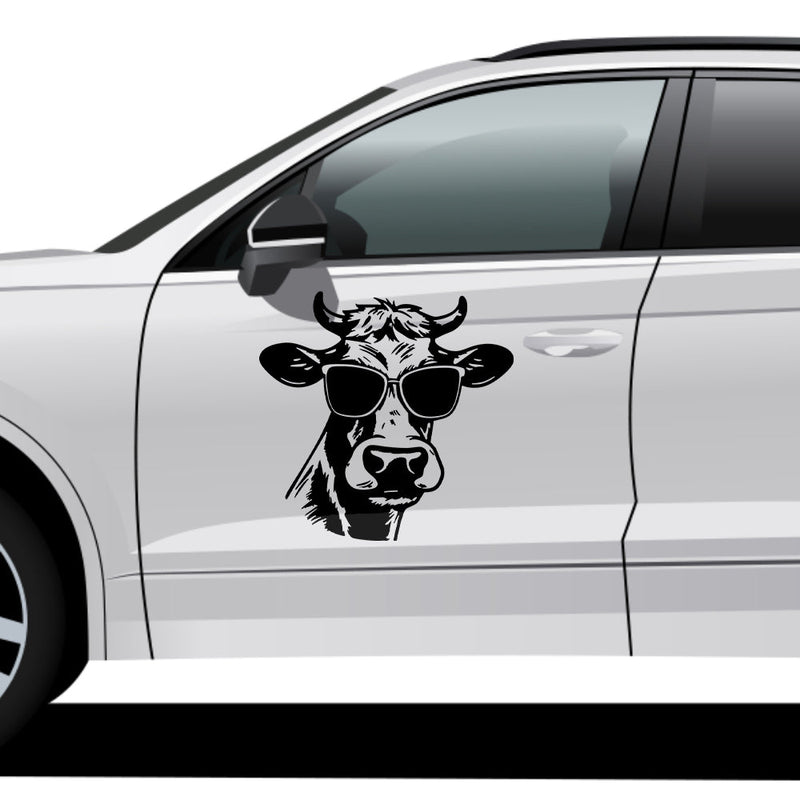 Sunglasses Cow Vector Design