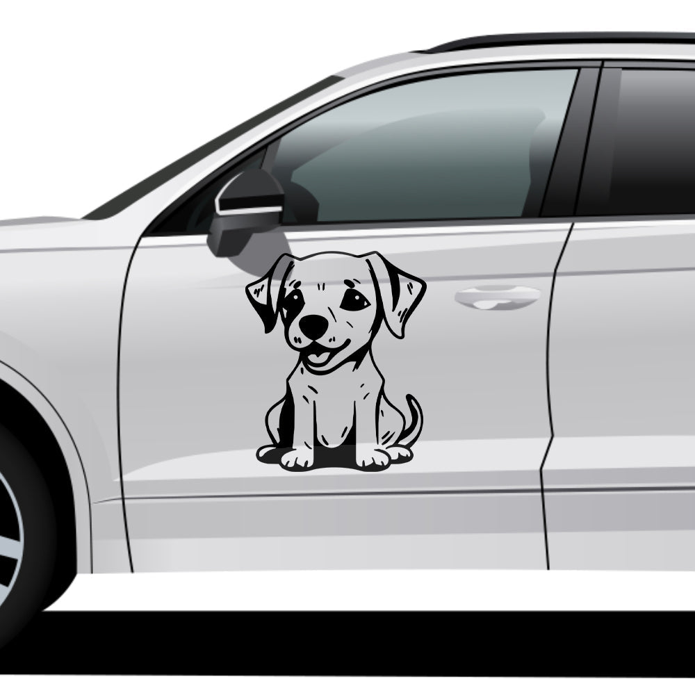 Happy Puppy Vector Design - HeatPressNation