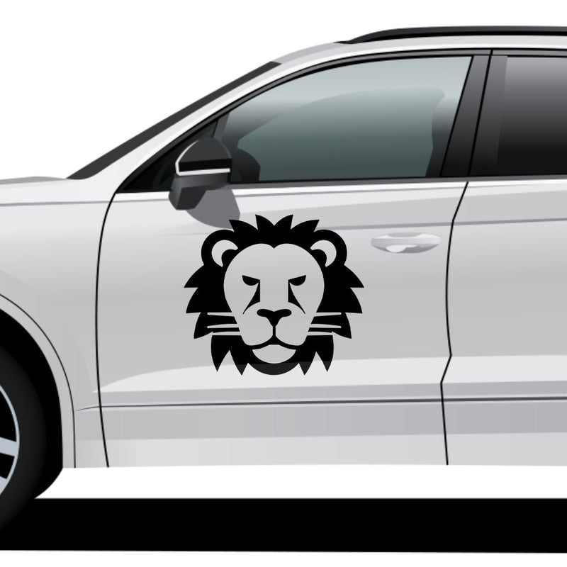 Blocky Lion Vector Design