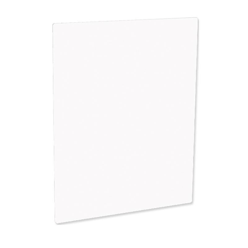 6 x 12 Gloss White Aluminum Dye Sublimation Blank with 1/2 Corners-  200PC SPECIAL