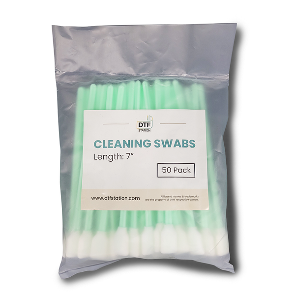 DTF Station 7" Cleaning Swabs - 50 Pack