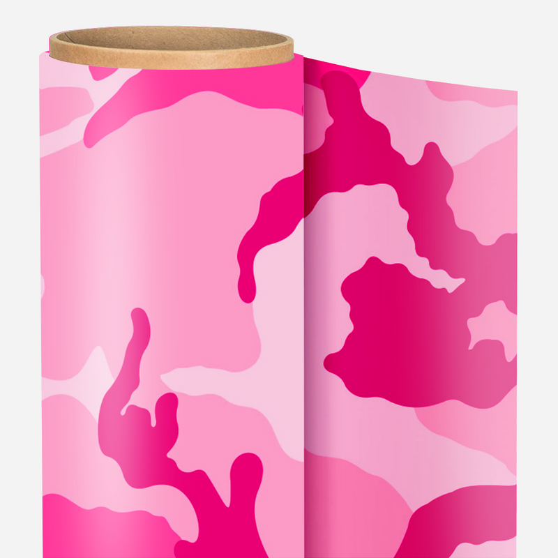 Siser EASYPATTERNS Heat Transfer Vinyl Camo Pink
