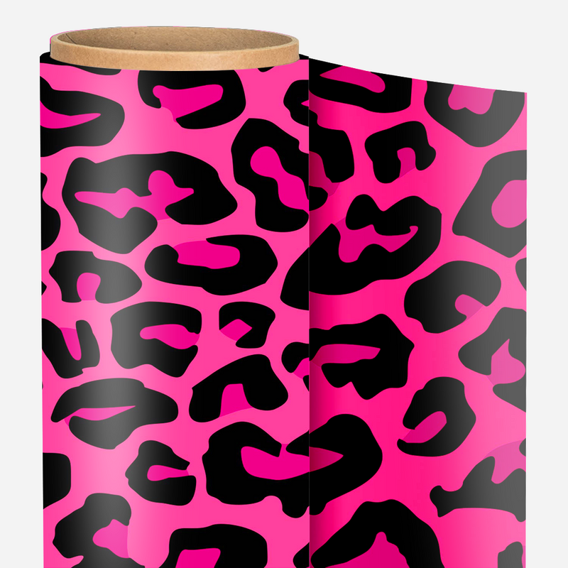Siser EASYPATTERNS Heat Transfer Vinyl Leopard Pink