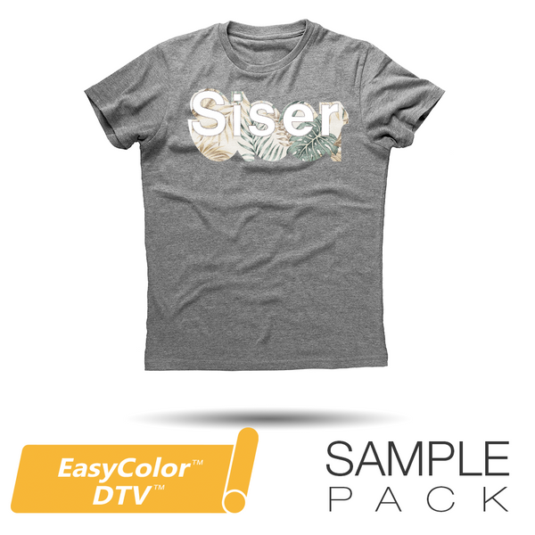 Siser EasyColor™ DTV™ Inkjet Printable Heat Transfer Vinyl Sample Pack