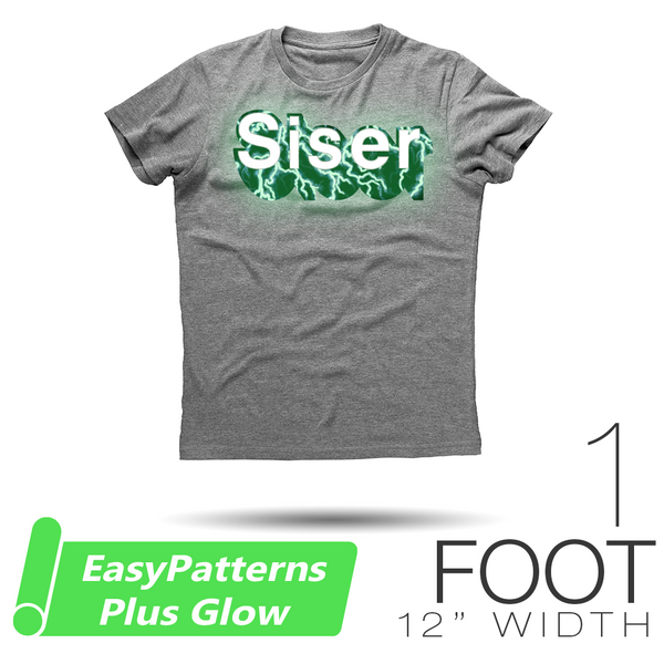 Siser EasyPatterns Plus Glow Heat Transfer Vinyl - 12" x 1 Foot