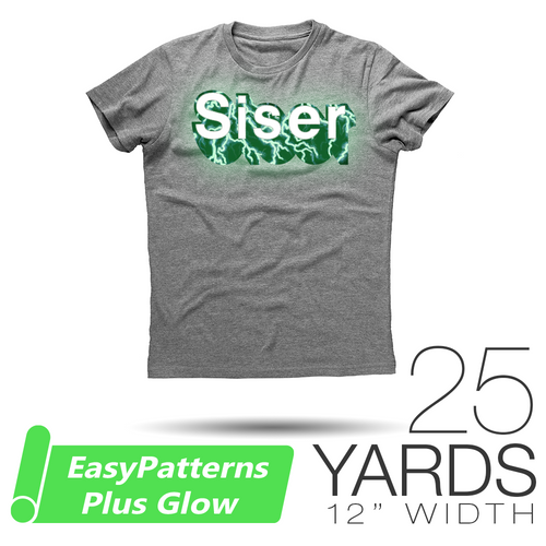 Siser EasyPatterns Plus Glow Heat Transfer Vinyl - 12" x 25 Yards
