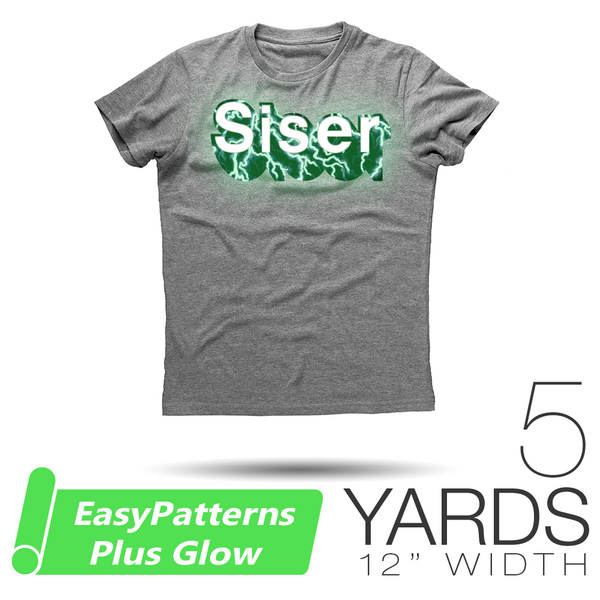 Siser EasyPatterns Plus Glow Heat Transfer Vinyl - 12" x 5 Yards