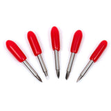 GCC Red CAP Standard (for RX / Jaguar IV / Puma III / Expert I, Expert Pro) 45° Blade - 5 Pack - HeatPressNation