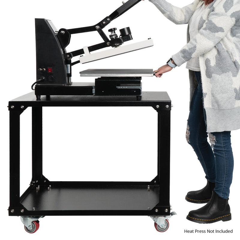 HeatPressNation Universal Heat Press Stand with Wheels