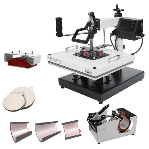 HPN Signature PRO 15" x 15" 8-in-1 Multifunction Heat Press with SurePressure