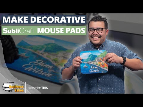 HPN SubliCraft 5" Round Sublimation Mouse Pads - 10 Pack
