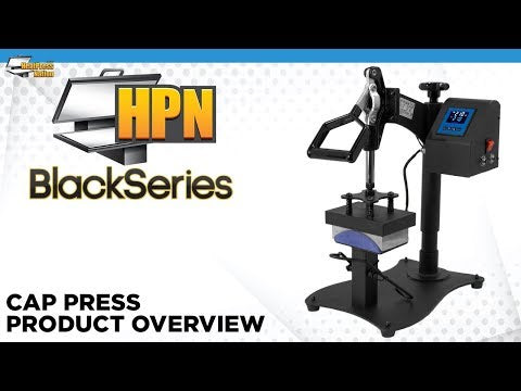 HPN Black Series Cap & Label Combo Auto-Open Heat Press Transfer Machine