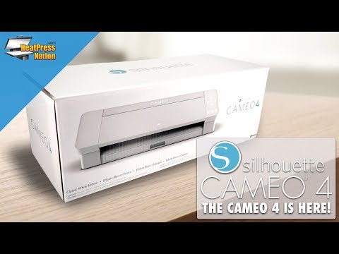 Silhouette Cameo 4 Desktop Cutting Machine SILH-CAMEO-4-WHT-4T