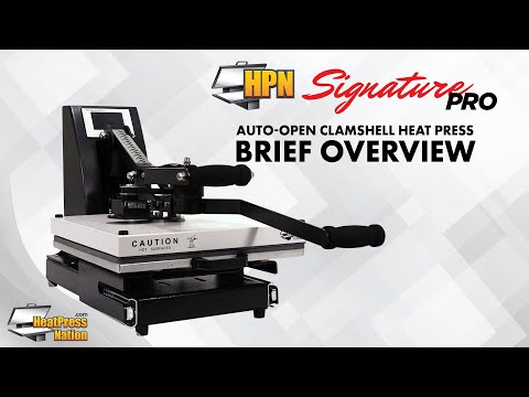Open-Box HPN Signature PRO 15" x 15" Auto-Open Heat Press with SurePressure