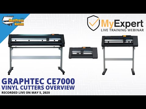 Graphtec CE7000-130 50â€ Vinyl Cutter with Heat Transfer Vinyl