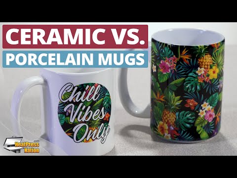 Craft Express Contrast Black Handle Sublimation Mugs 6/Pkg-15oz