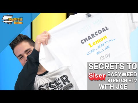 Siser EASYWEED STRETCH Wärmeübertragungsvinyl – 15" x 5 Yards 