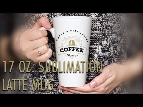 HPN ORCA Premium 17 oz. Sublimation Ceramic Latte Mug - 24 per