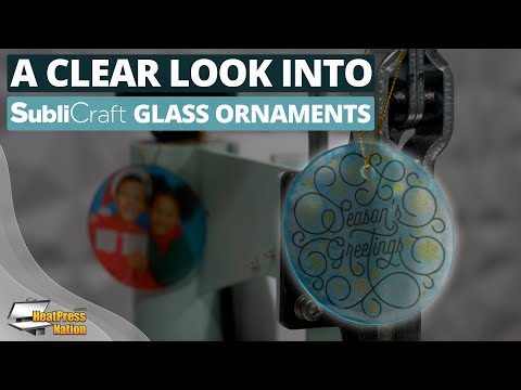 HPN SubliCraft 3" Round Sublimation Glass Ornament - 25 Per Case