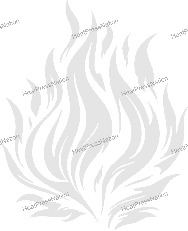 Large Flame Vector Design