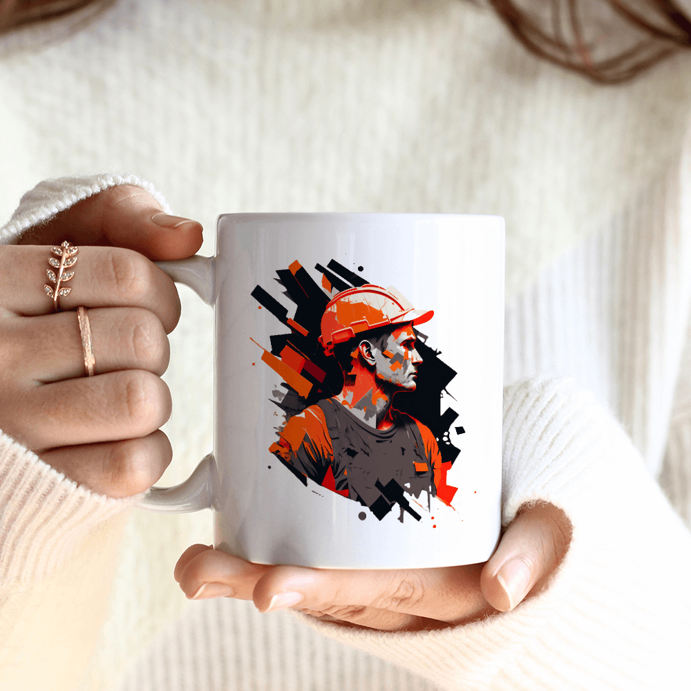 Splatter Construction Red Design - HeatPressNation