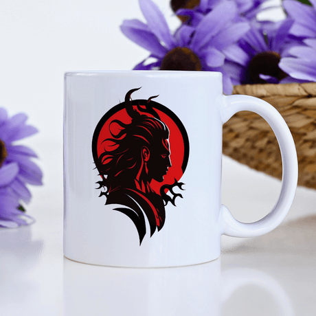 Red and Black Warrior Design - HeatPressNation