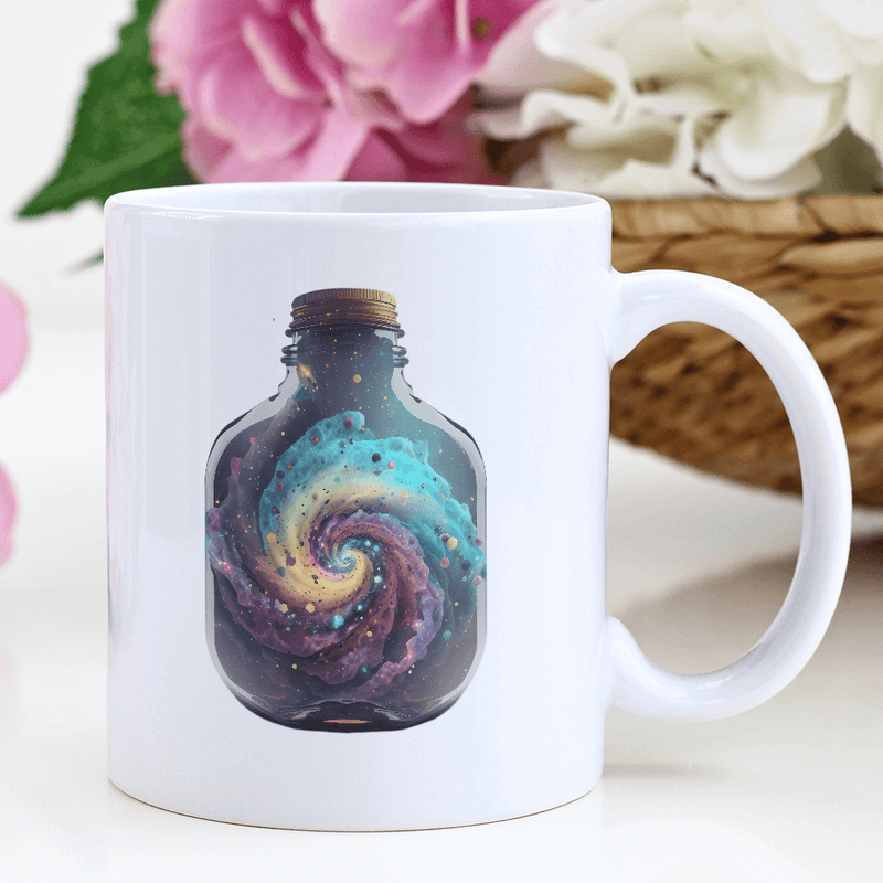Fantasy Galaxy Bottle Design