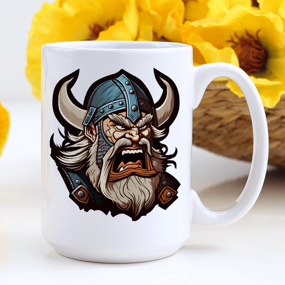 Enraged Warrior Viking Design - HeatPressNation