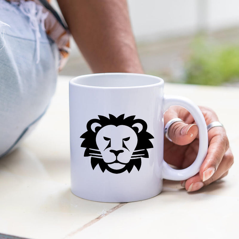Blocky Lion Vector Design